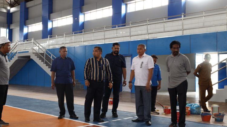 Pj Bupati Aceh Besar Tinjau Venue Kurash Siap Digunakan untuk PON XXI 2024