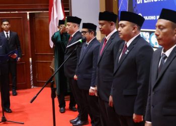 Pj Sekda Aceh Lantik Lima Pejabat Eselon II, Akkar Arafat Jadi Karo Adpim