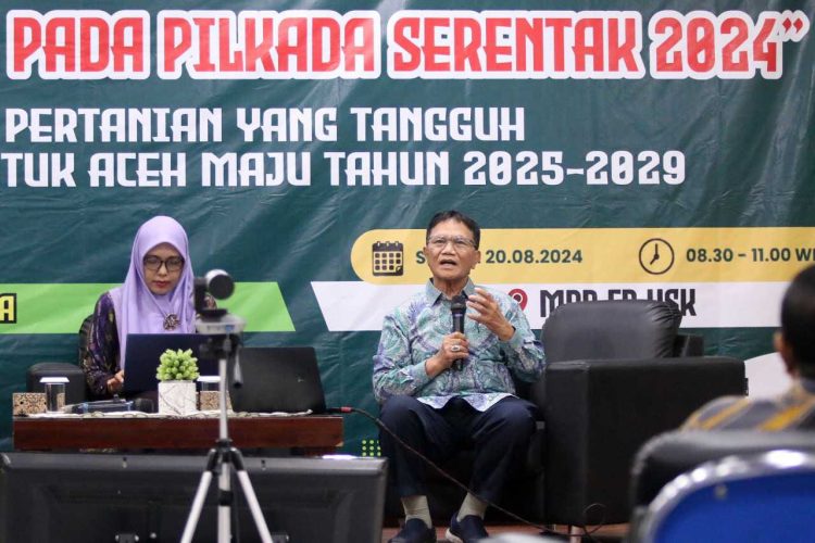 USK Bahas Calon Pemimpin Aceh yang Konsen Sektor Pertanian