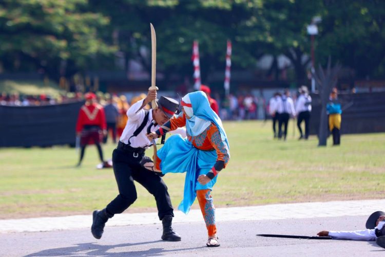 Upacara HUT ke-79 RI di Aceh Dimeriahkan Drama Kolosal Laksamana Malahayati