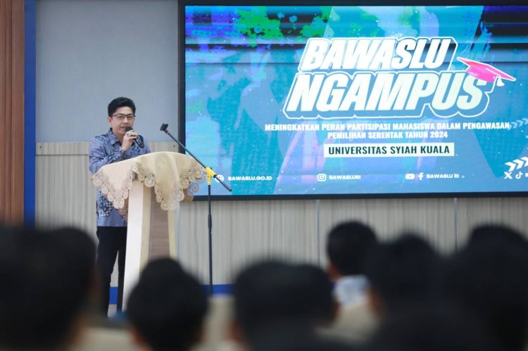 Bawaslu Ngampus di USK, Ajak Mahasiswa Jadi Pemilih Partisipatif