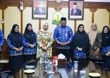 Pj Gubernur Aceh Sampaikan Kekhawatiran Terkait Konten Medsos ke Deputi Menteri PPPA