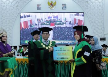 UIN Ar-Raniry Wisuda 2.226 Lulusan, 12 Orang Dapat Penghargaan
