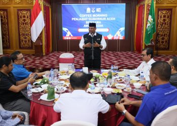 Coffee Morning dengan Wartawan, Pj Gubernur Aceh: Butuh Dukungan dan Kritik