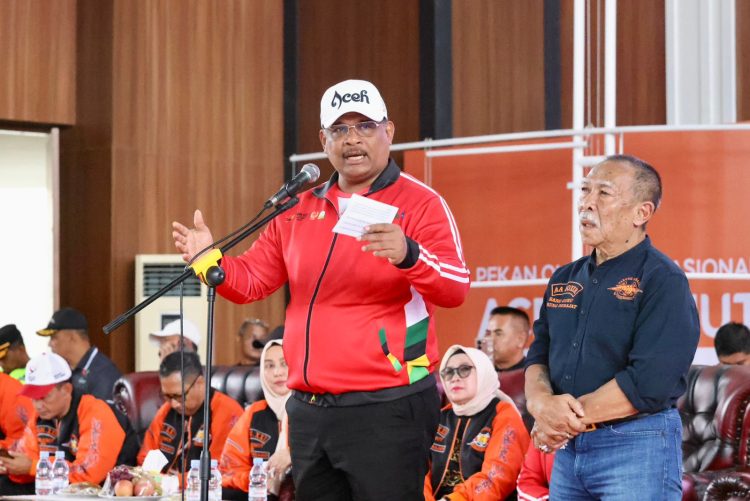 Pj Gubernur Safrizal Buka Cabang Olahraga Tarung Derajat di PON XXI Aceh-Sumut