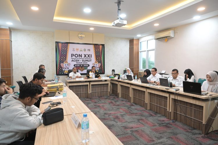PB PON Wilayah Aceh Gelar Rapat Persiapan Kepulangan Atlet PON XXI