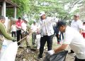 World Cleanup Day di Aceh, Pj Gubernur Ikut Bersihkan Sampah Stadion Harapan Bangsa