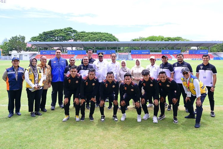 Presiden Jokowi di Stadion H Dimurthala: Semoga Persiraja Lolos ke Liga 1