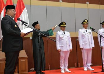 3 Penjabat Kepala Daerah di Aceh Resmi Berganti, Ini Pesan Pj Gubernur