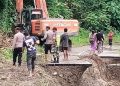 Pemerintah Aceh Kirim Alat Berat Tangani Jalan Longsor Lokop-Gayo Lues