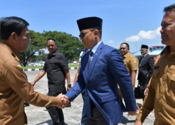 Plt Sekda Aceh Sambut Menlu Sugiono: Selamat Datang di Kampung Halaman