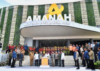 Presiden Jokowi Resmikan Gedung AMANAH Youth Creative Hub yang Diinisiasi BIN di Aceh