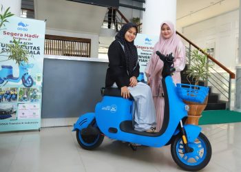 Sepeda Listrik GOGO Bakal Wira-wiri di Lingkungan Universitas Syiah Kuala