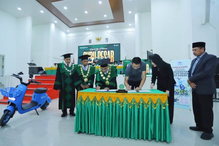 Sepeda Listrik Siap Beroperasi di Lingkungan Kampus UIN Ar-Raniry Banda Aceh