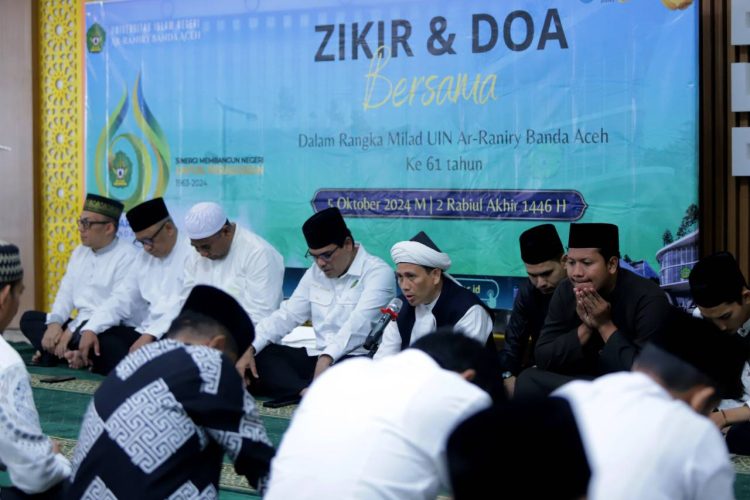 UIN Ar-Raniry Gelar Zikir dan Doa Bersama Peringati Milad ke-61