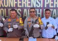 Warga Aceh Utara Serahkan 2 Senjata Api Sisa Konflik ke Polisi
