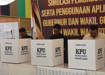 KIP Kota Banda Aceh Gelar Simulasi Pemungutan Suara Pilkada 2024