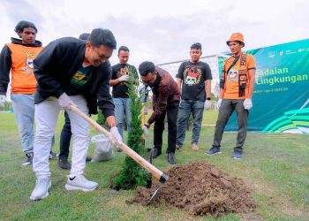 Pegadaian Peduli Liga 2 di Aceh, Ajak Suporter Persiraja Tanam Puluhan Pohon