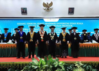 Universitas Syiah Kuala Kukuhkan 4 Profesor Baru