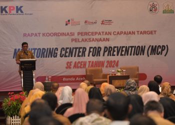 KPK Laksanakan Monitoring Center for Prevention (MCP) di Aceh