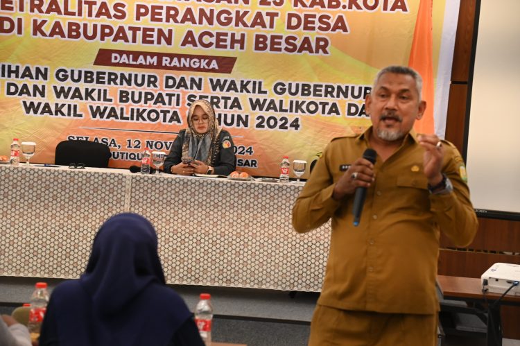 Bupati Aceh Besar Minta Perangkat Desa Jaga Netralitas