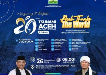 Peringatan 20 Tahun Tsunami Aceh Dipusatkan di Masjid Raya Baiturrahman, AA Gym Isi Tausiah
