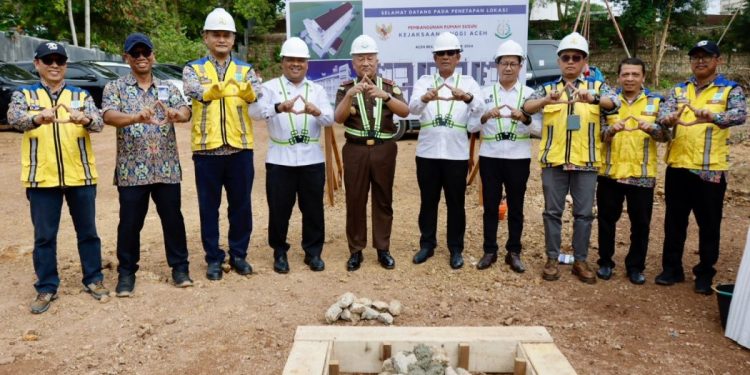 Pembangunan Rumah Susun Kejati Aceh Dimulai