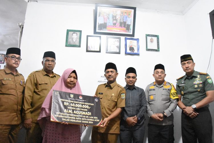 Petugas Ketertiban TPS di Banda Aceh yang Meninggal Dapat Santunan Rp40 Juta