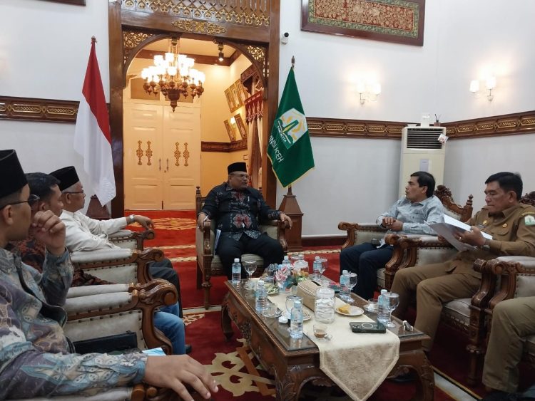 Rektor UIN Ar-Raniry Temui Pj Gubernur Bahas Aceh International Forum 2024