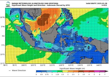 Waspada! Gelombang Tinggi dan Hujan Lebat Ancam Perairan Indonesia