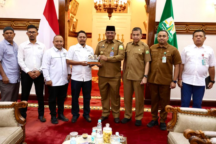 SPS Aceh Audiensi dengan Pj Gubernur Terkait HUT dan Rakernas