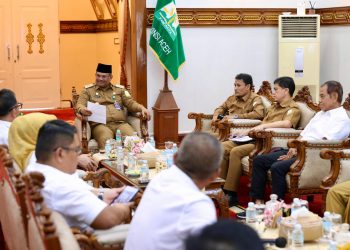 Pj Gubernur Safrizal Dukung Iklim Usaha, Terima Pengurus Kadin