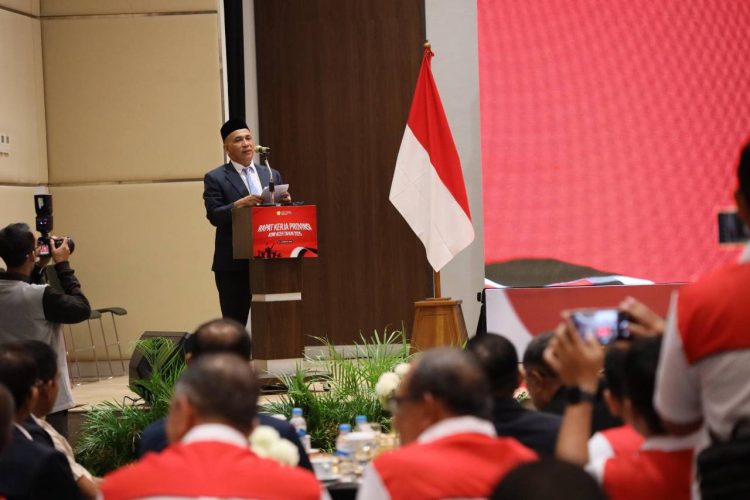 Abu Razak di Raker KONI Aceh, Minta Persiapan ke PON 2028 Segera Dimatangkan