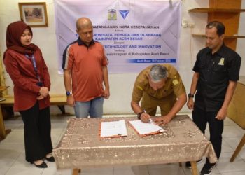 Disparpora Aceh Besar dan PT Paragon Jalin Kerja Sama Peningkatan Olahraga