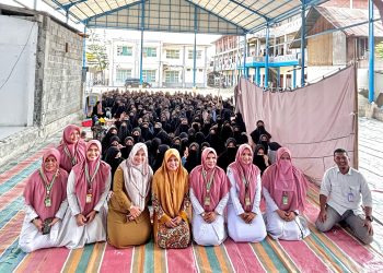 LKNU Aceh dan Puskesmas Darul Imarah Gelar Aksi Bergizi di Dayah Thalibul Huda