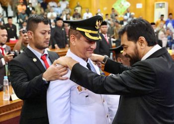 Mantan Panglima GAM Lantik Jenderal Purnawirawan sebagai Bupati Aceh Tamiang