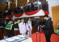 Pesan Muzakir Manaf saat Lantik Safwandi dan Muslem sebagai Bupati-Wabup Aceh Jaya