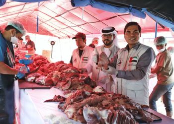 Sambut Ramadhan, UIN Ar-Raniry Salurkan 1.300 Paket Daging Meugang dari Uni Emirat Arab