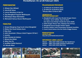Daurah Tahfizh Nasional (DTN) ke-9 di bulan Ramadhan tahun 2025