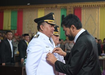 Mualem Lantik Bupati-Wabup Aceh Tenggara, Soroti Pentingnya Jaga Hutan Leuser