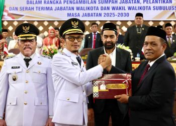 Gubernur Aceh Lantik Wali Kota Subulussalam: Pastikan HGU Sawit Beri Lahan Plasma untuk Masyarakat