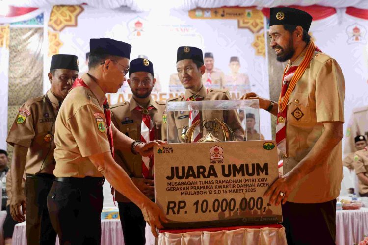 Aceh Besar Juara Umum Musabaqah Tunas Ramadhan 2025