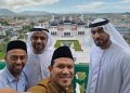 Delegasi dari Negeri 'Burj Khalifa' Menikmati Keindahan Menara Masjid Raya Baiturrahman