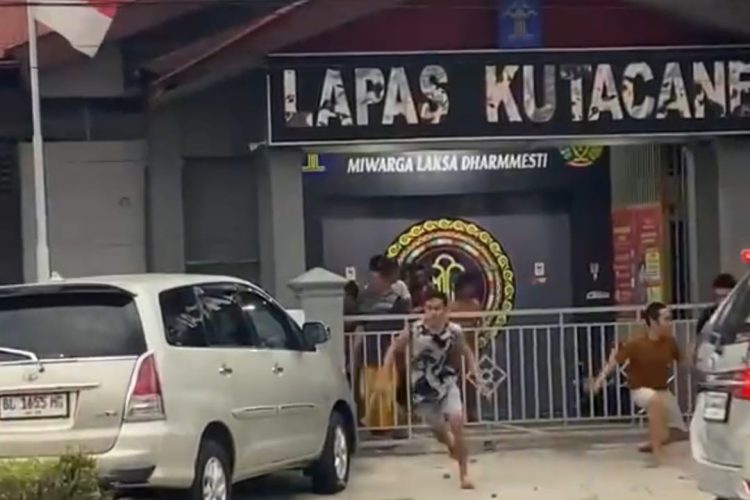 Detik-detik Puluhan Tahanan Kabur dari Lapas Kutacane Aceh Tenggara