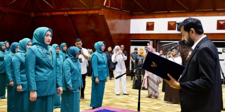 Pengurus TP PKK Aceh Periode 2025-2030 Resmi Dikukuhkan