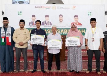 Rumah Amal Masjid Jamik USK Salurkan Zakat Rp152,8 Juta untuk 166 Fisabilillah