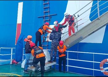 Sakit di Tengah Pelayaran, WN Singapura ABK Kapal Tanker Dievakuasi ke Aceh