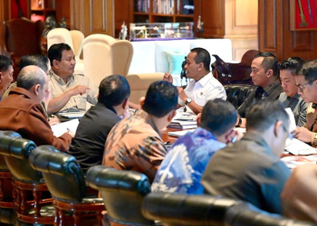 Presiden Prabowo Gelar Rapat Percepatan Hilirisasi Nasional di Hambalang
