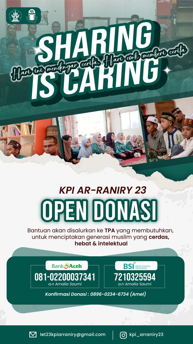 Mahasiswa KPI UIN Ar-Raniry Galang Donasi untuk TPA di Bulan Ramadhan