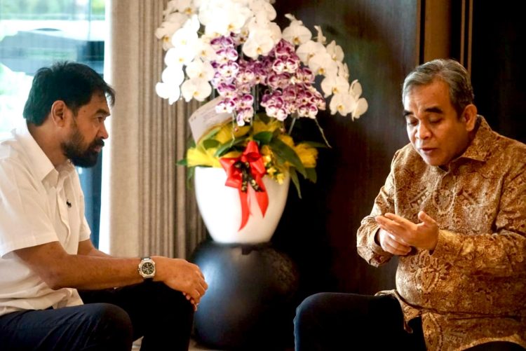 Gubernur Mualem Bertemu Ketua MPR Ahmad Muzani Bahas Pembangunan Aceh